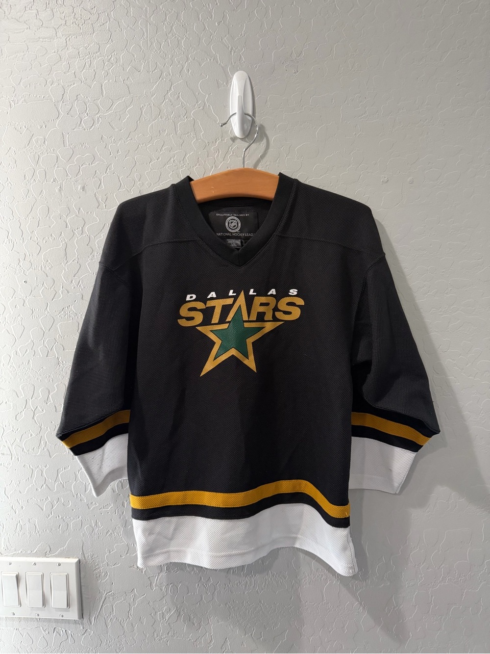 NHL Dallas Stars Hockey Jersey Boys Youth Large 14/16 Bin 1